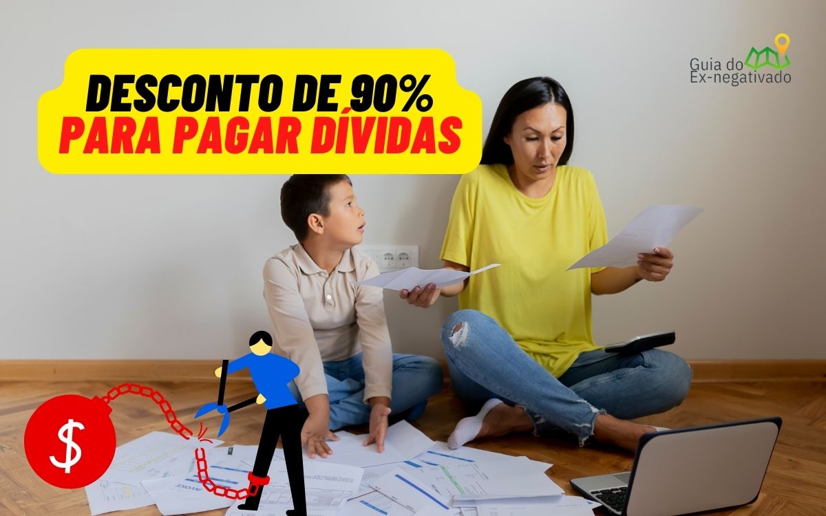 Caixa renegociar dívidas 90% de desconto