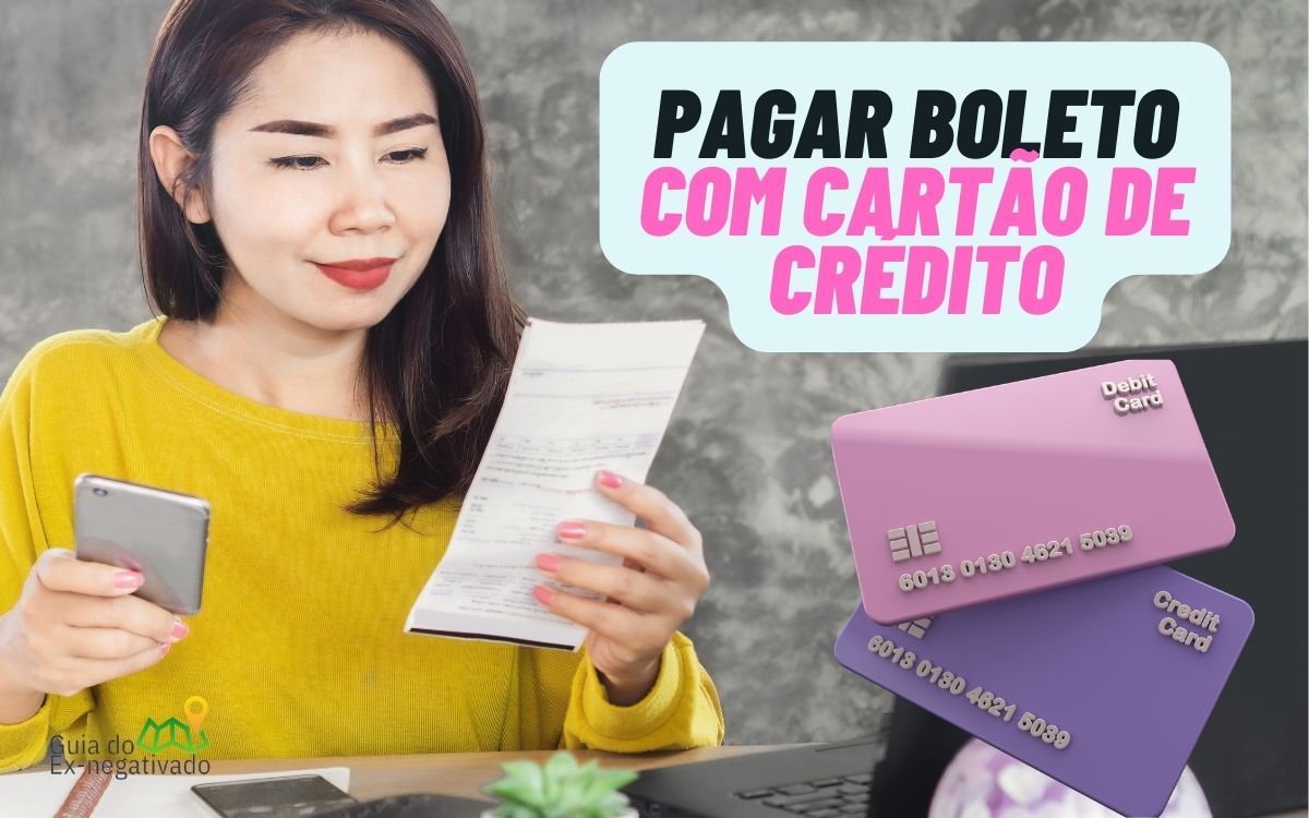 Pagar boleto com cartão de crédito