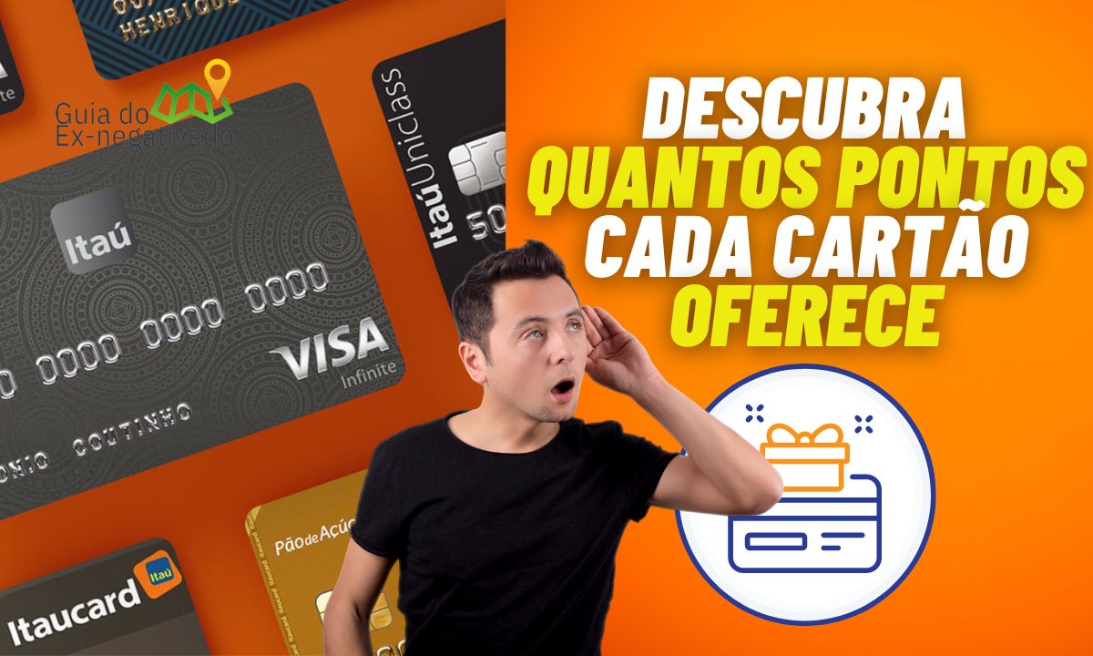 Cartões Itaú para ganhar pontos: confira as melhores opções comparando cada um deles