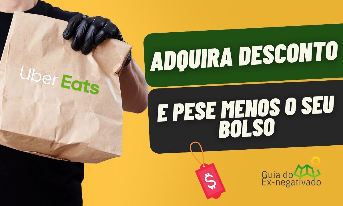 Com um cupom Uber Eats com desconto