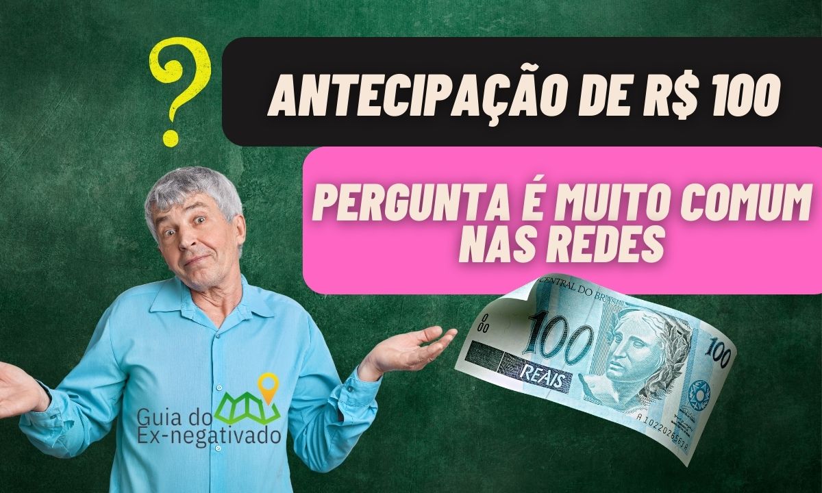 Qual banco antecipa 100 reais do FGTS