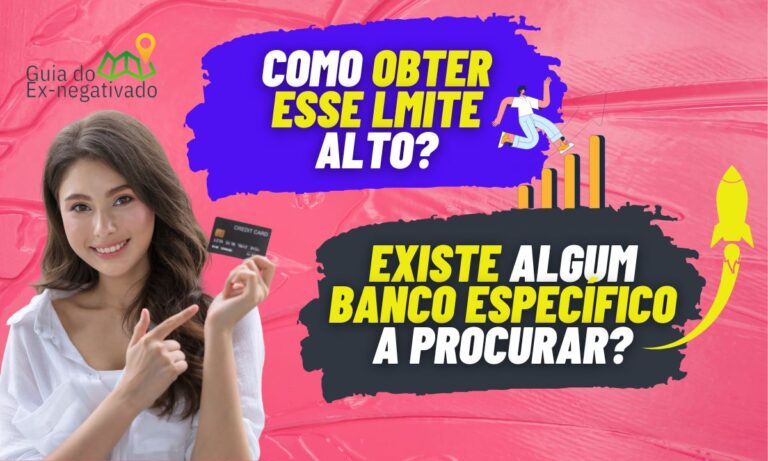 Cartão de crédito com limite alto
