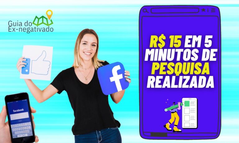 Ganhar dinheiro com pesquisas para o Facebook