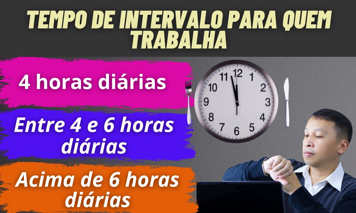 Horário de almoço conta como hora trabalhada