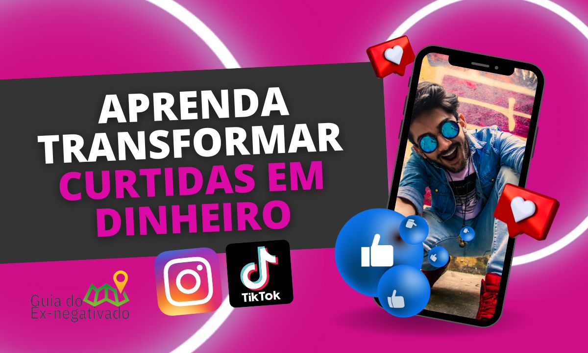 Ganhar dinheiro curtindo posts no Instagram e TikTok