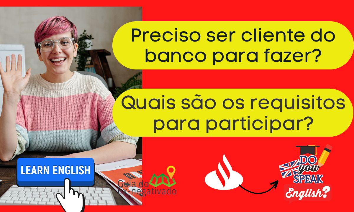 Curso de inglês gratuito do Santander