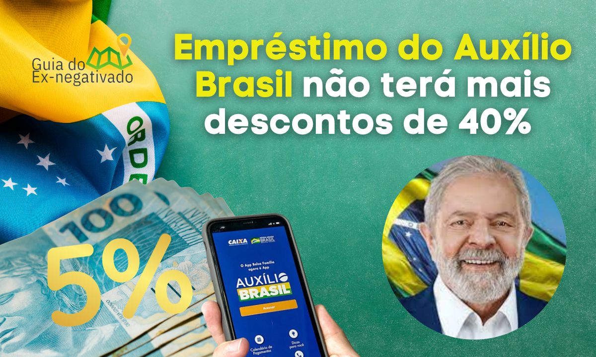 Empréstimo do Auxílio Brasil tem limite de 5% definido por Lula; veja as novas regras