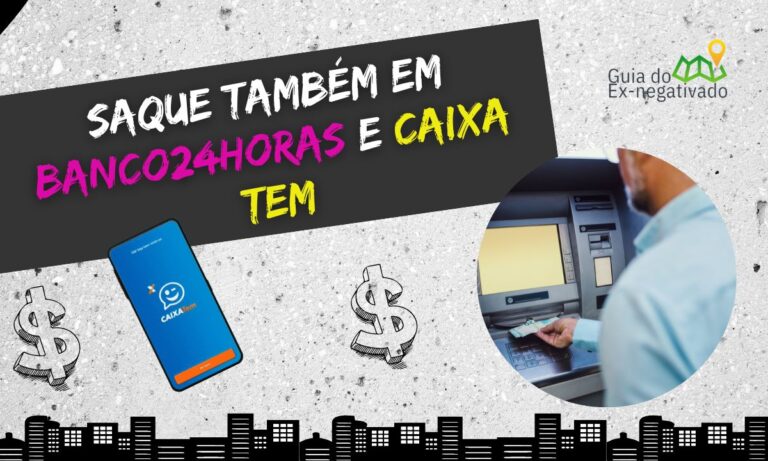 Saque sem cartão caixa no caixa eletrônico