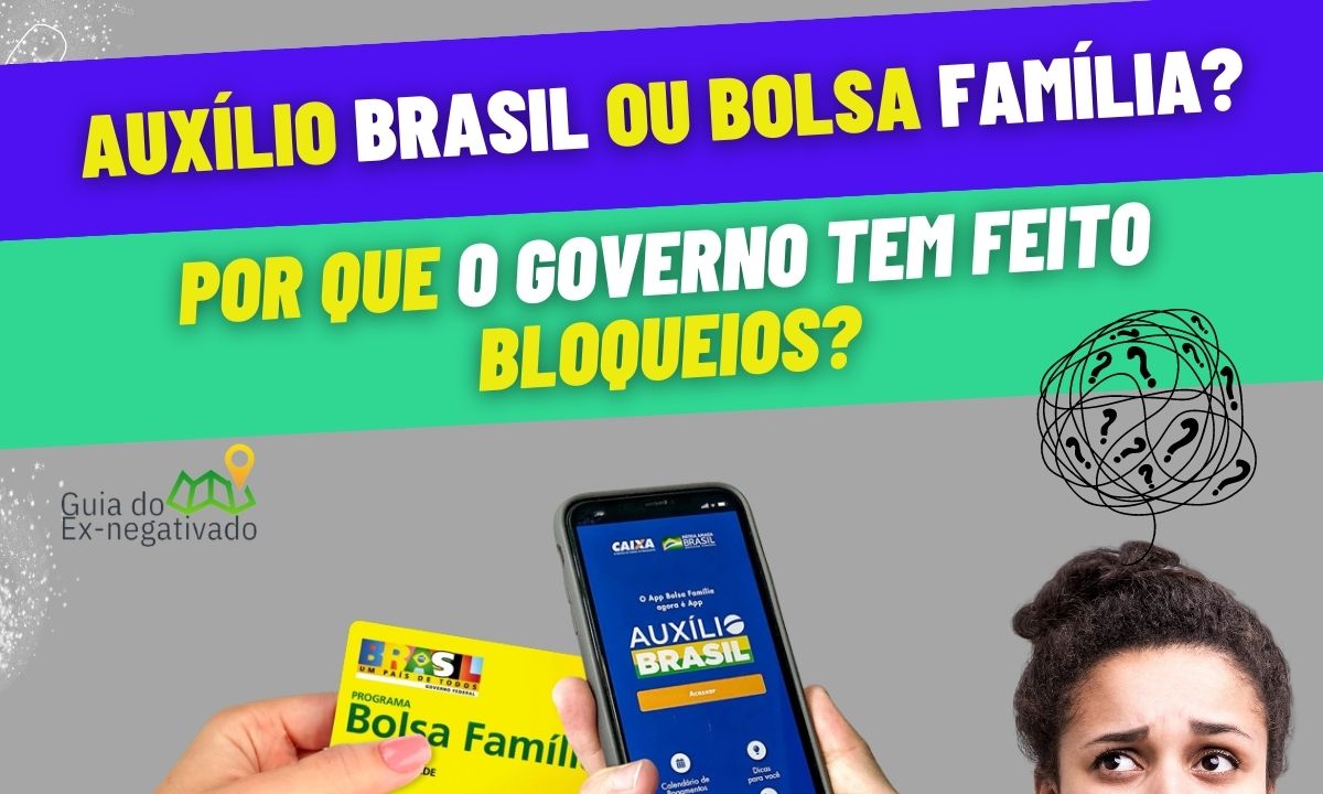 Auxílio Brasil bloqueado crédito em conta