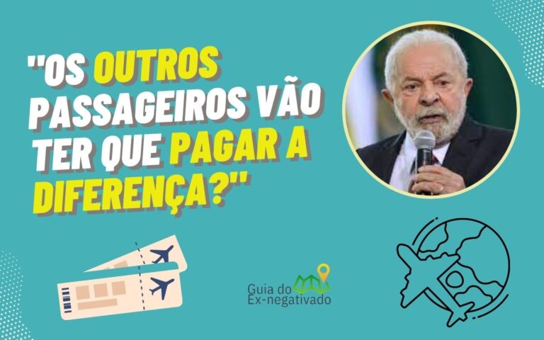 Governo passagens aéreas