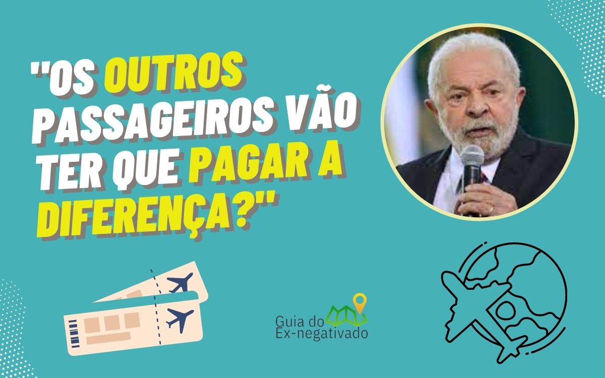 Governo passagens aéreas