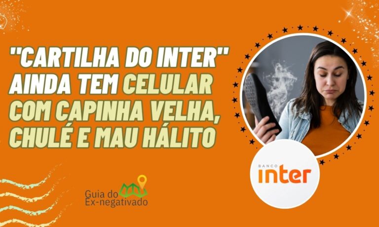 Banco Inter cabelo sujo