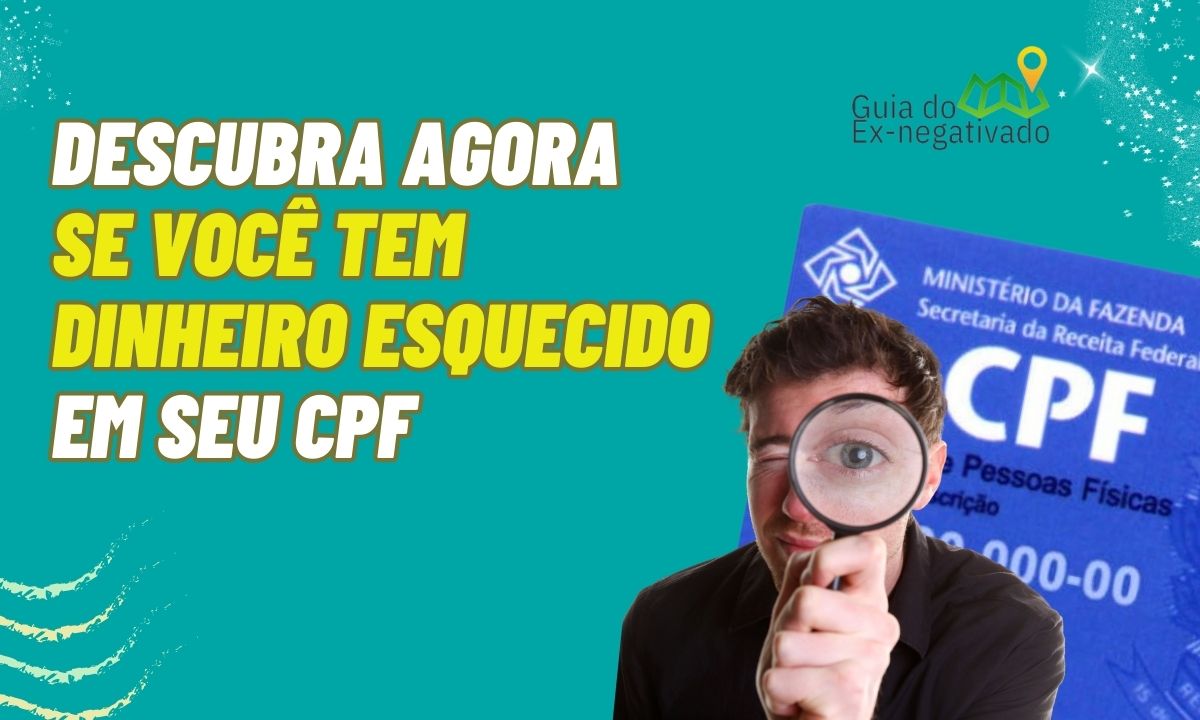 Consulta dinheiro esquecido CPF