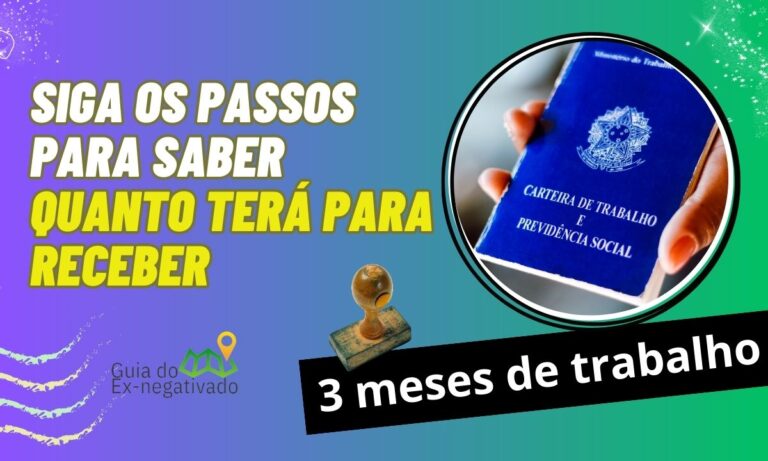 Trabalhei 3 meses quanto vou receber de rescisão