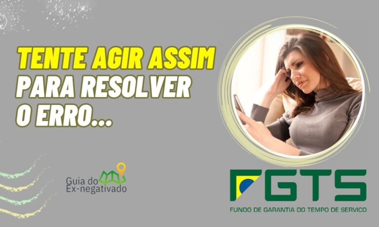 App FGTS não funciona