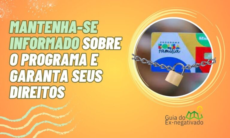 Benefício Bolsa Família bloqueado