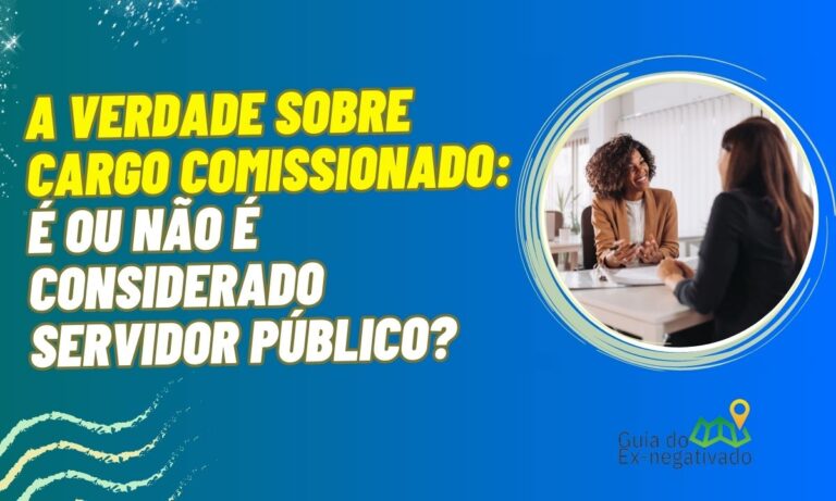 Cargo comissionado é servidor público