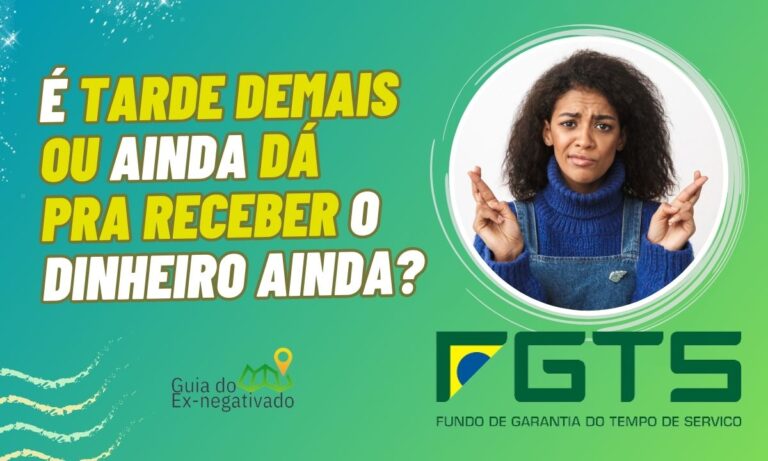 Fui demitido e não saquei o FGTS posso sacar agora