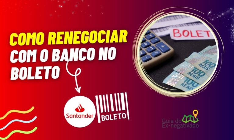 Santander acordo boleto