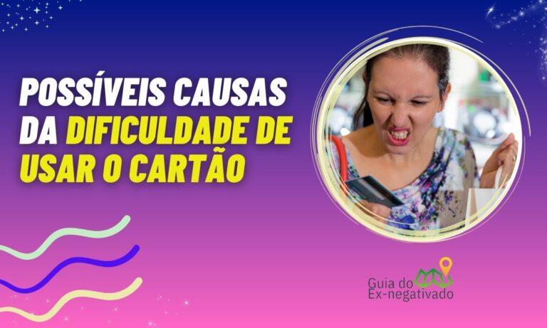 Tenho limite no cartão de crédito mas não consigo comprar