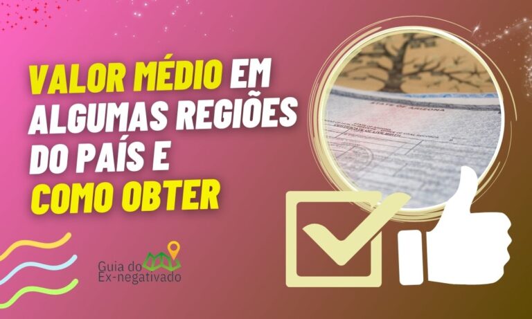 Valor da segunda via da certidão de nascimento