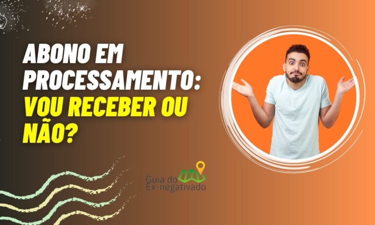 Abono em processamento dados estarão disponíveis em breve