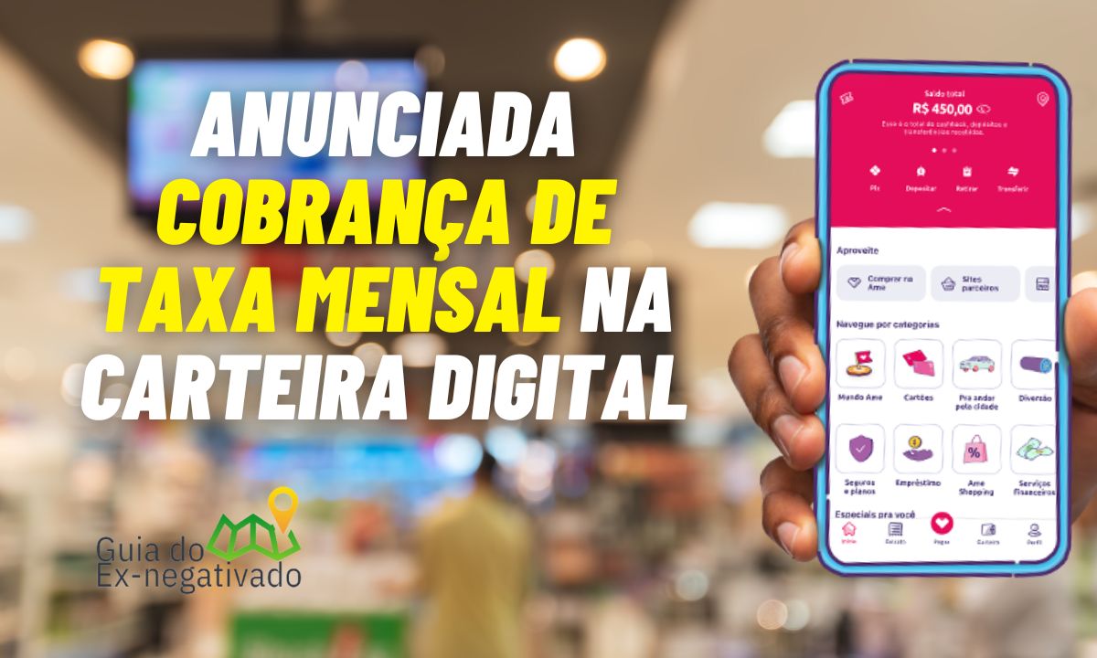 Ame Digital (das Americanas) tem taxa mensal anunciada para julho; veja em qual situação