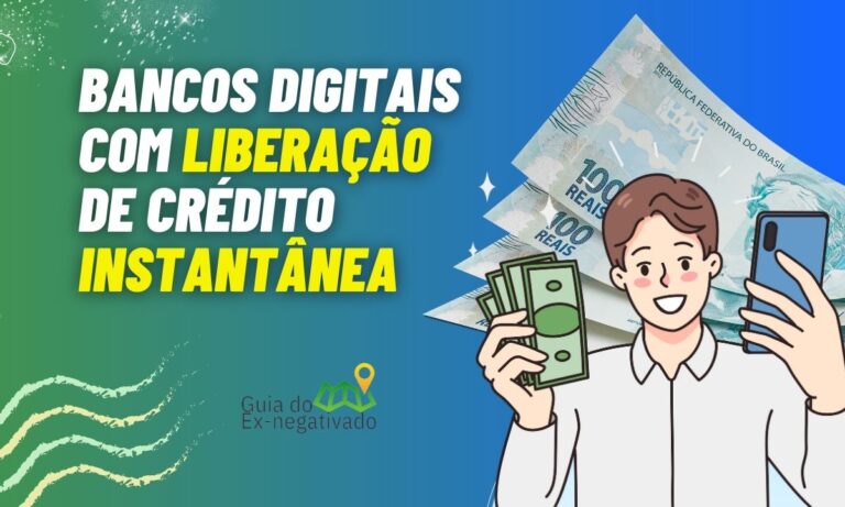 Banco digital que libera crédito na hora