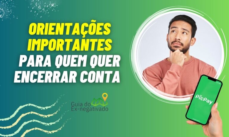 Como excluir conta do PicPay