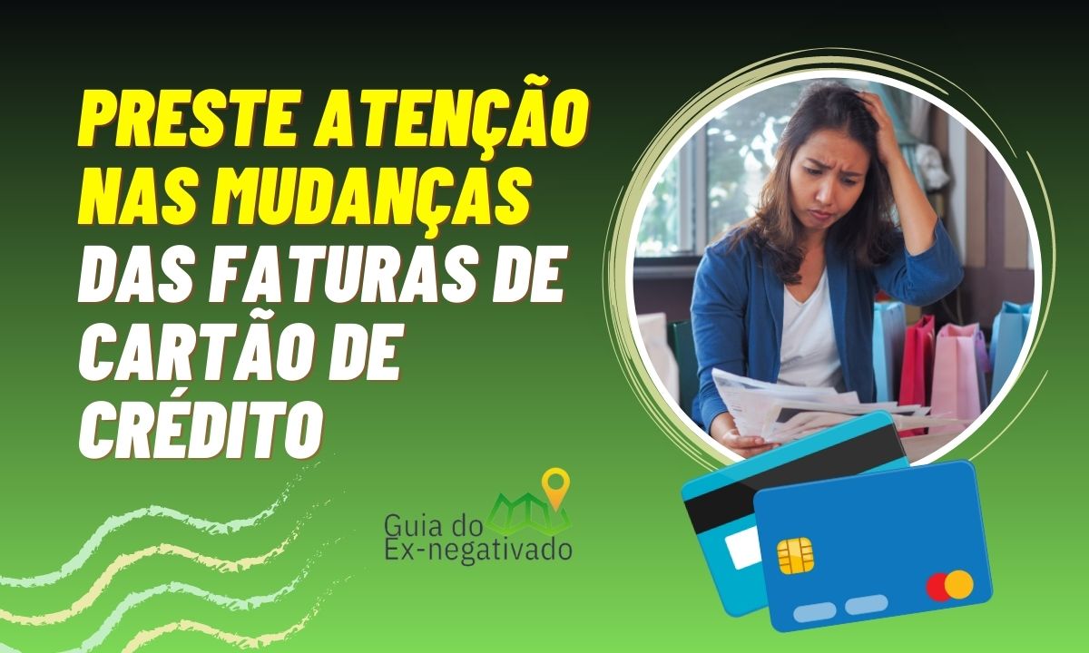 Fatura do cartão de crédito