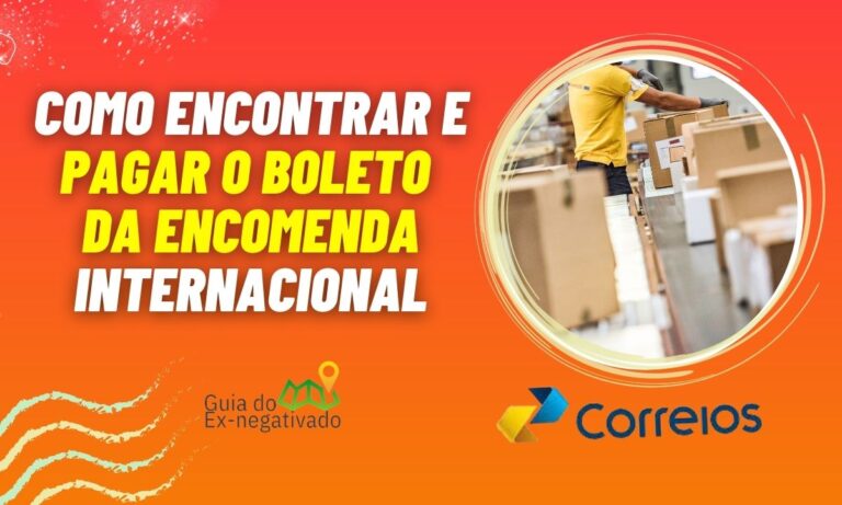 Minhas importações Correios como pagar