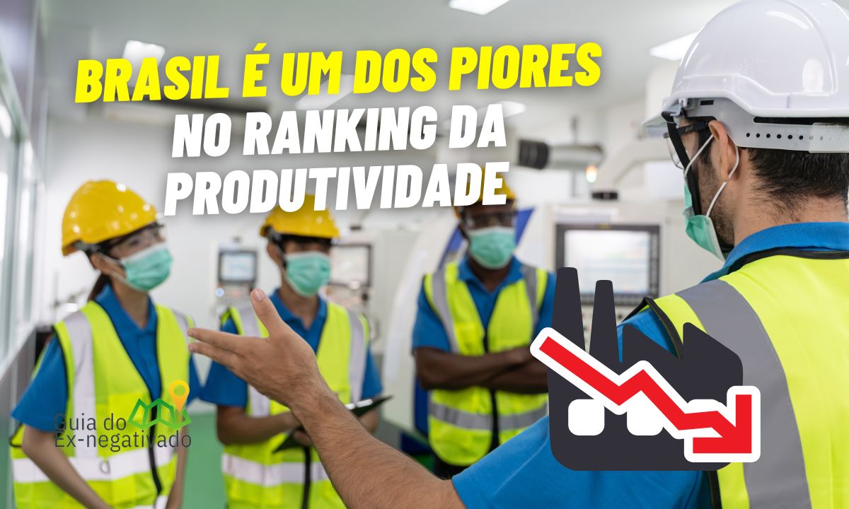 Baixa produtividade no Brasil: 4 trabalhadores brasileiros para produzir o que 1 americano faz