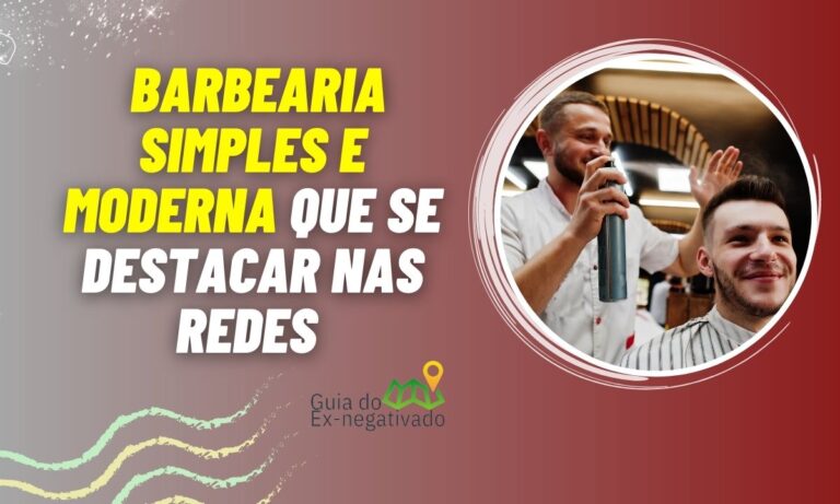 Barbearia simples e barata