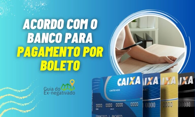 Caixa acordo boleto
