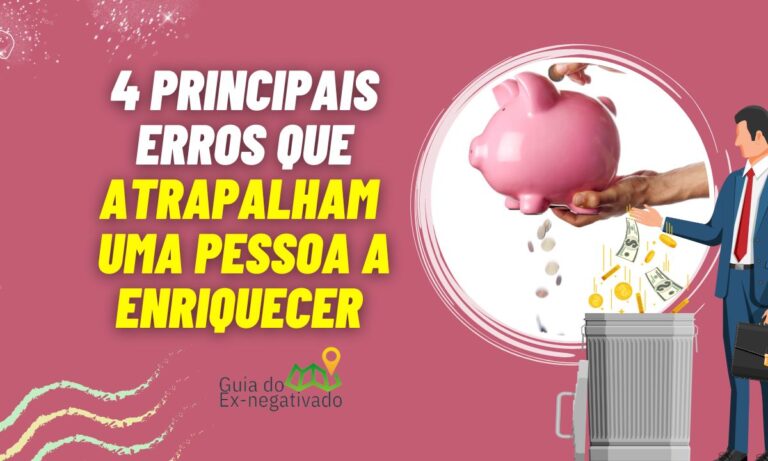 Os erros financeiros mais comuns que impedem uma pessoa de enriquecer 1 Erros financeiros
