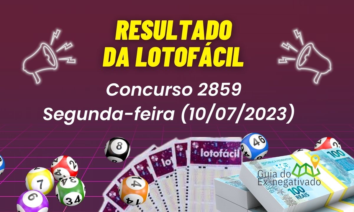 Resultado Lotofácil 2857 hoje, sexta (07/07), concurso vale prêmio