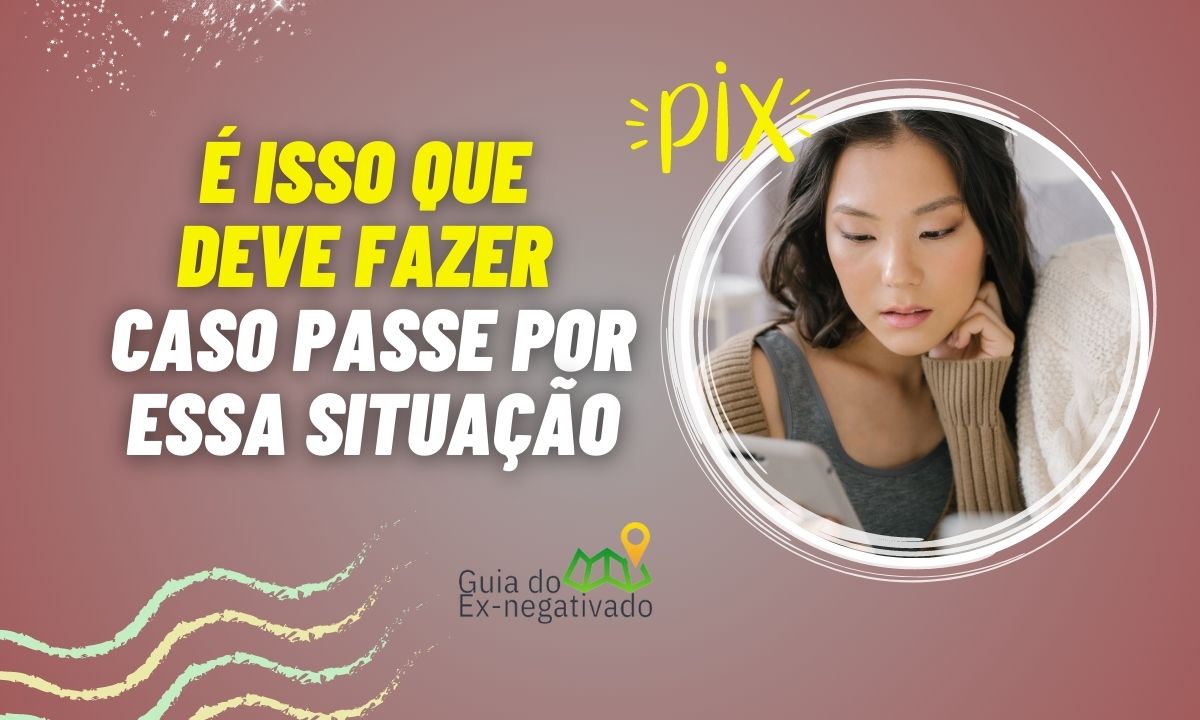 Recebi notificação de Pix mas não caiu na conta