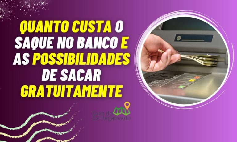 Conheça o valor da taxa de saque Nubank e duas alternativas para sacar grátis 1 Taxa de saque Nubank