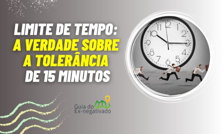 Tolerância de 15min no trabalho