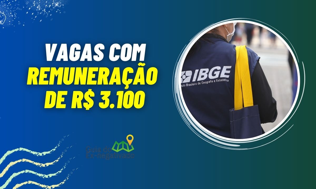 IBGE abre inscrições para 148 vagas temporárias em todo Brasil