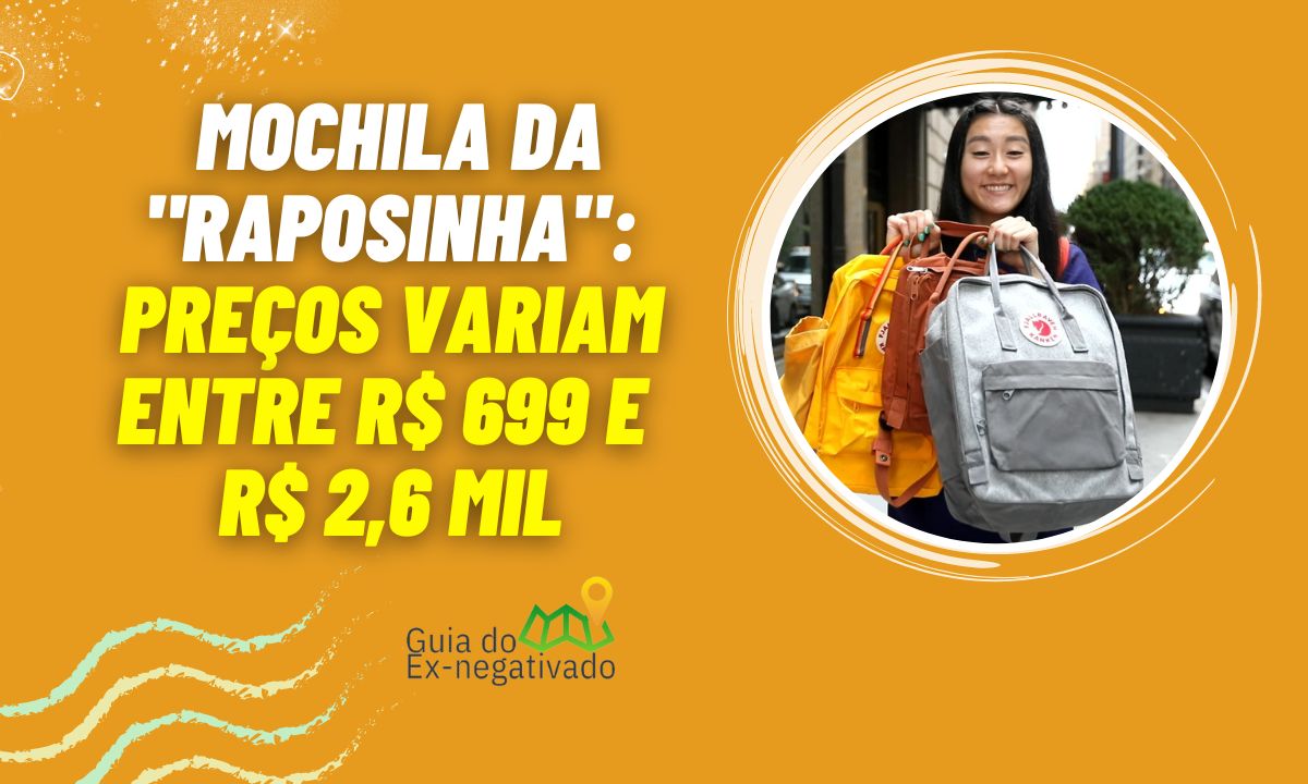 Mochila da “raposa”: o que ela tem de especial e seus preços no país