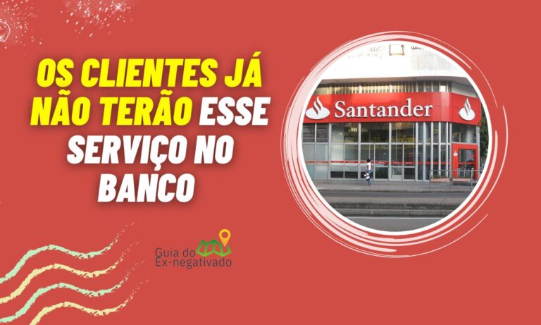 Santander se antecipa e tira um de seus serviços assim como fez o Itaú 1 Santander