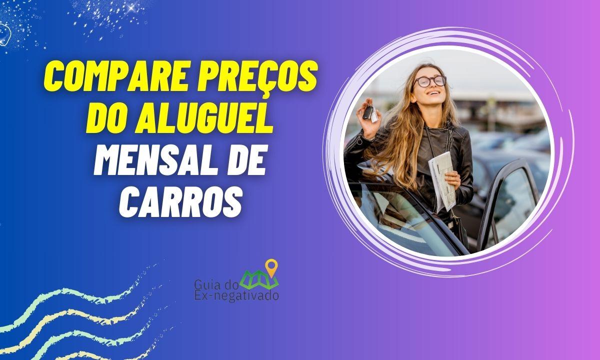 Aluguel mensal de carros preço