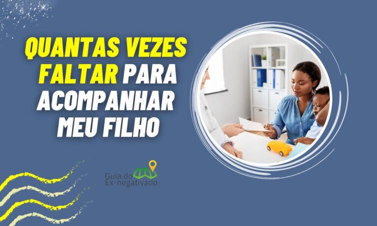 Atestado para acompanhar filho