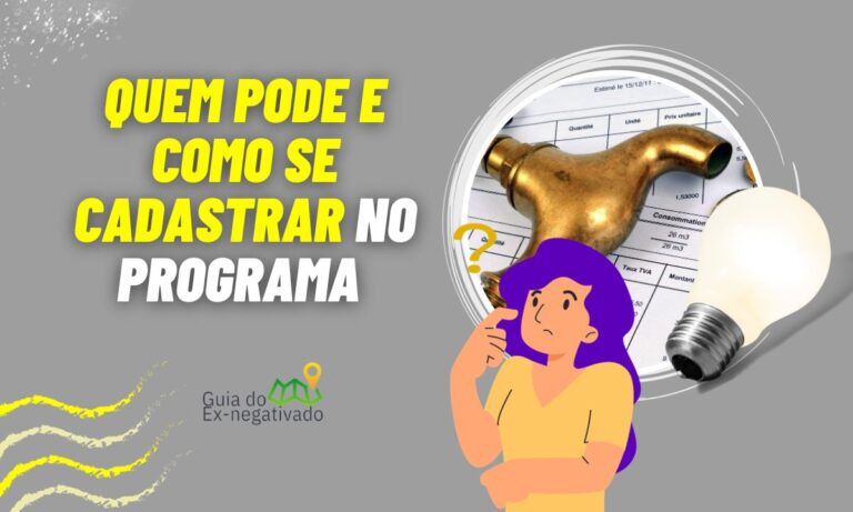 Como cadastrar conta de água e luz no Baixa Renda 10 Como cadastrar conta de água e luz no baixa renda