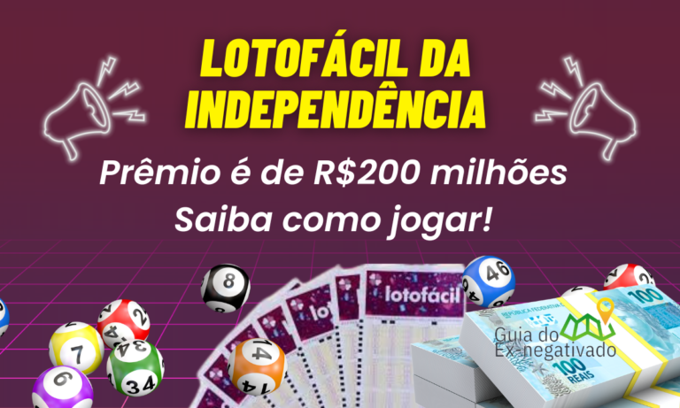 Sorteio Lotofácil da Independência vale R$ 200 milhões: veja como jogar na loteria 3 Sorteio da Lotofácil da Independência