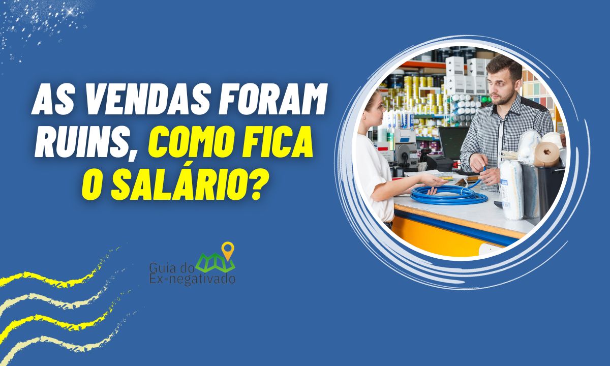 Salário fixo mais comissão