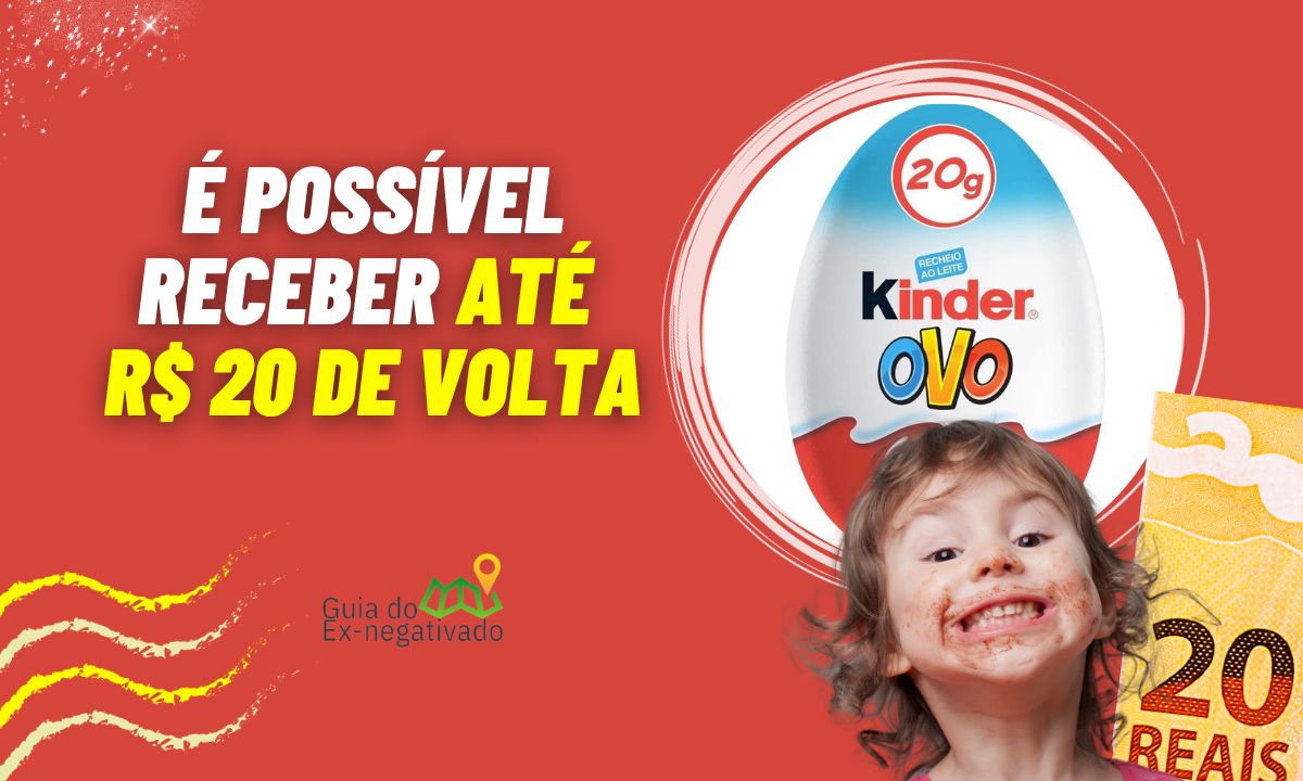 Kinder Ovo devolve dinheiro