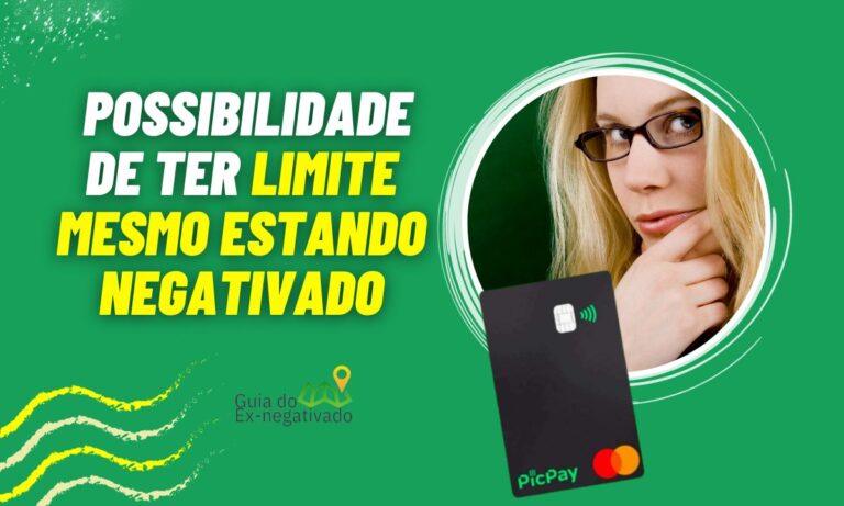 PicPay cartão de crédito para negativado
