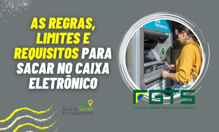 Senha para sacar FGTS no caixa eletrônico